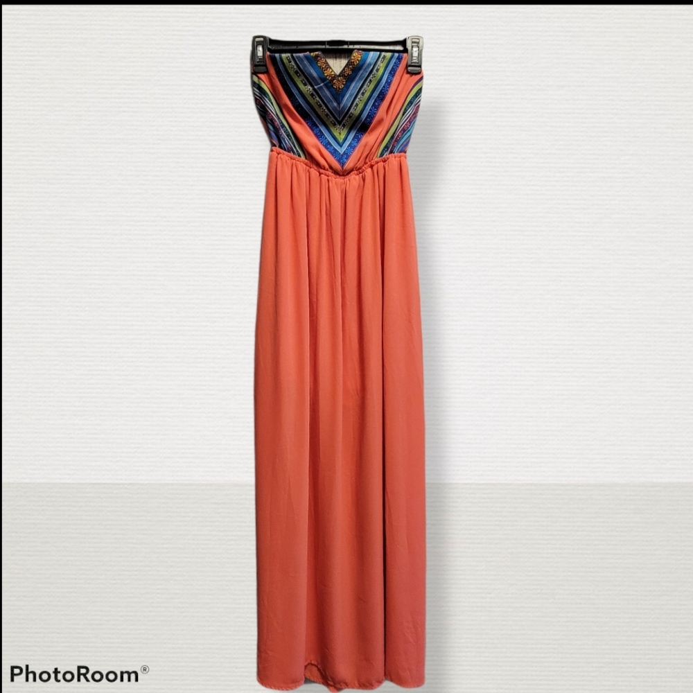 Super fun strapless deb dress, small